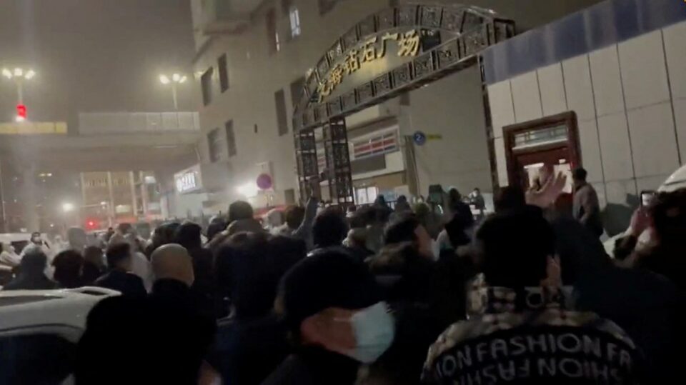 Deadly fire in Xinjiang prompts angry protests over China’s strict COVID lockdowns