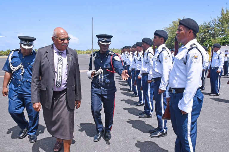 Fiji’s new leader makes official trip abroad as tensions with military simmer