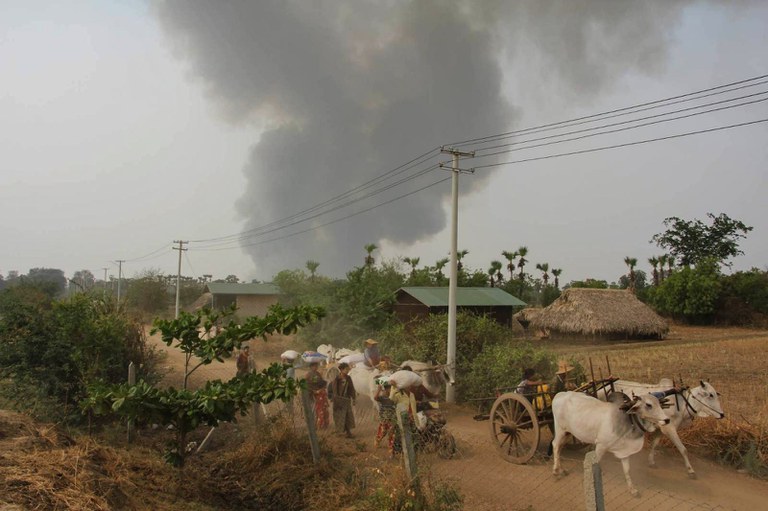 Report: Almost 700,000 people in Myanmar have fled their homes since January