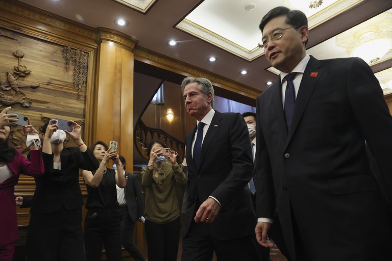 China’s president meets top US diplomat in Beijing