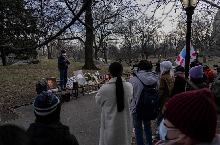 Chinese police harass family of Washington DC student activist