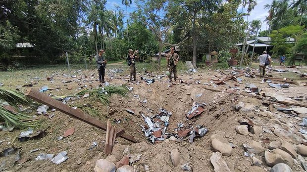 Myanmar junta kills 7-year-old in northern airstrike
