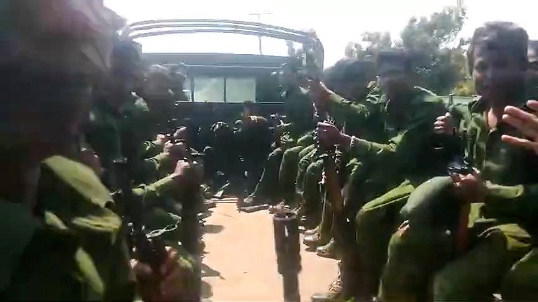 Videos appear to show Myanmar military training Rohingyas