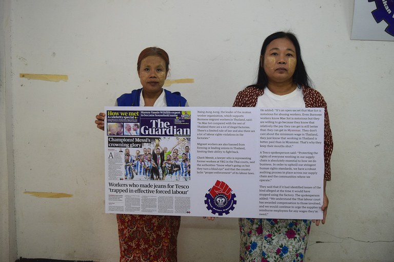 Fired Myanmar garment workers await court resolution after 4 years