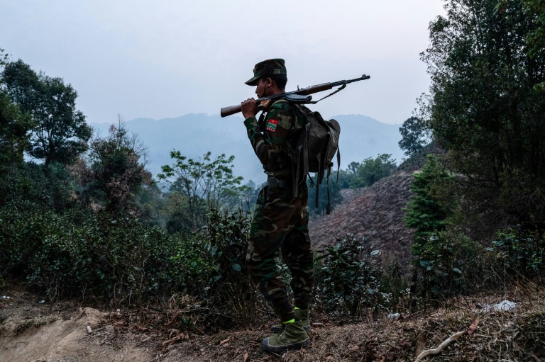 Northern Myanmar residents caught up in fighting, dozens hurt