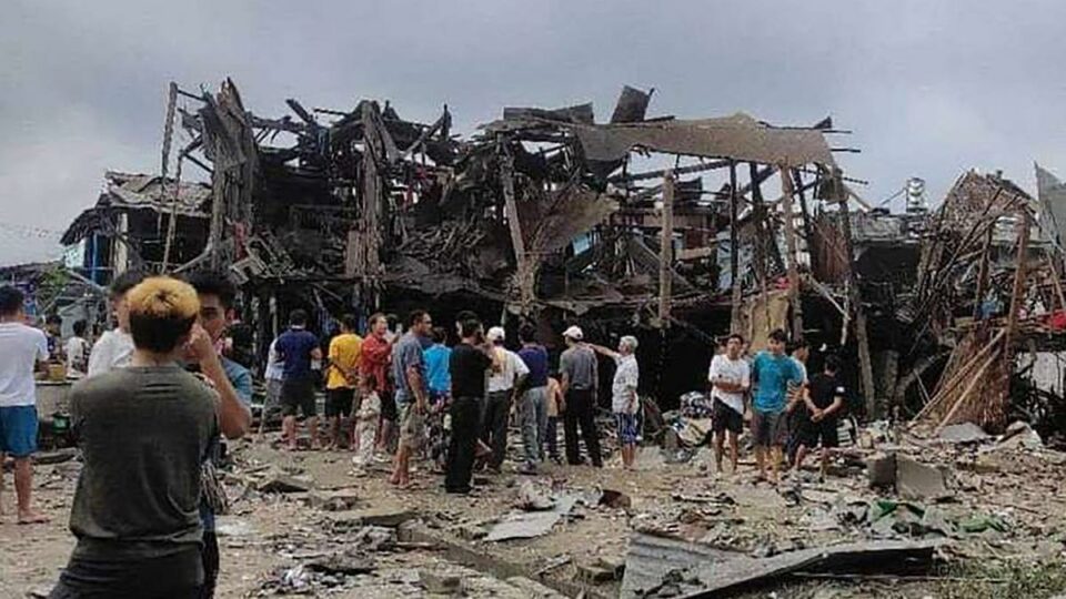 Myanmar junta airstrike kills children playing by a church, group says