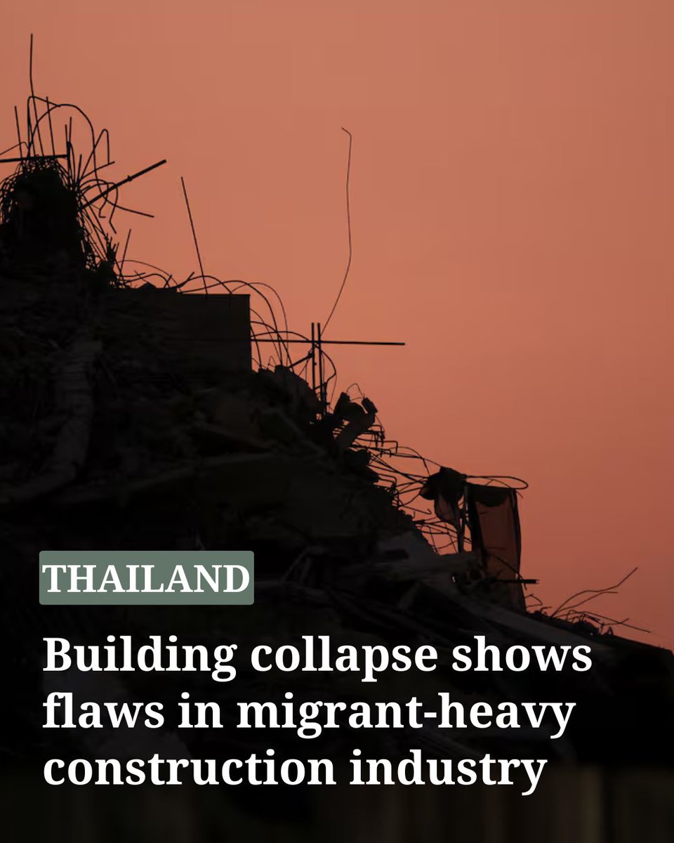 High-rise collapse exposed Thai failure to protect laborers it needs for construction