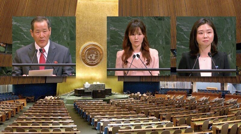 North Korean escapees speak at UN General Assembly, drawing anger from Pyongyang